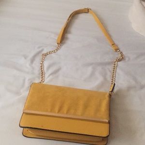 Yellow crossbody bag
